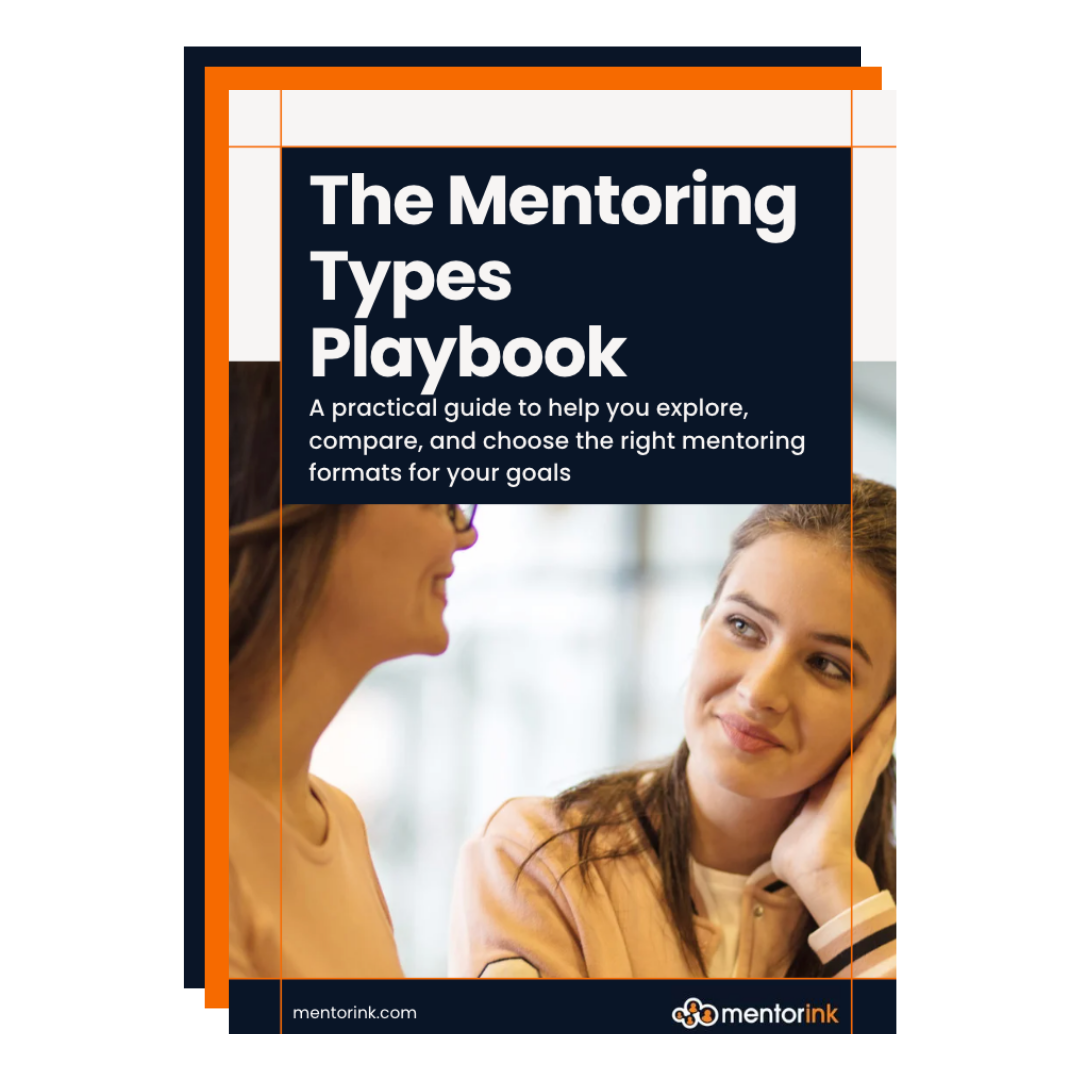 the mentoring types playbook, mentoring types, mentoring program types